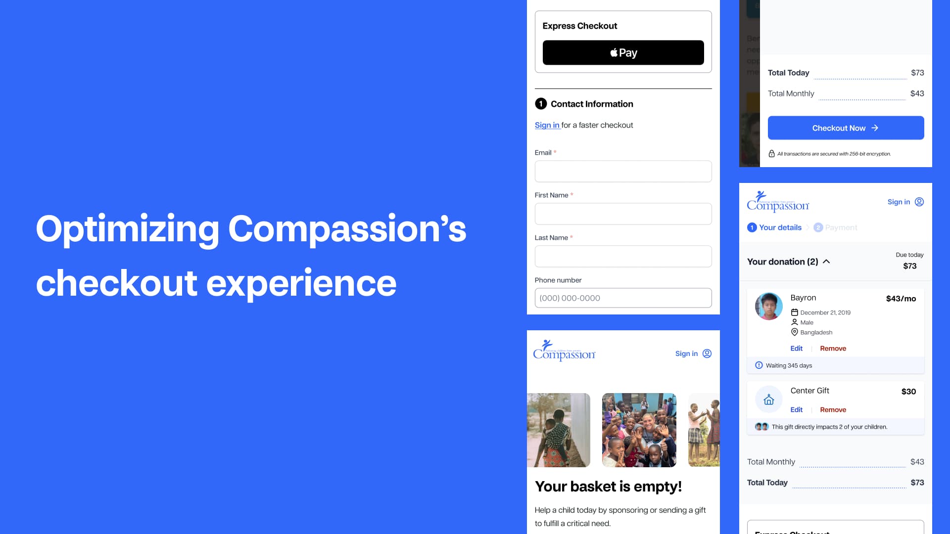 Compassion Checkout Redesign